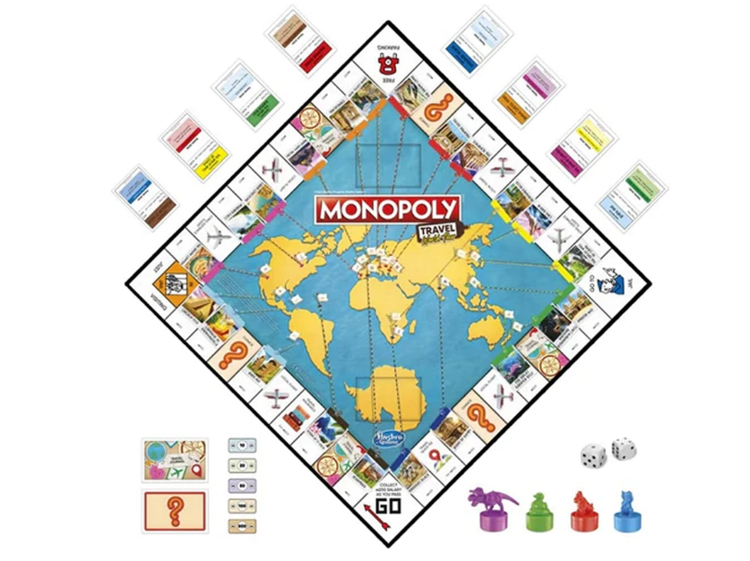 Monopoly Game Travel World Tour 27x40cm